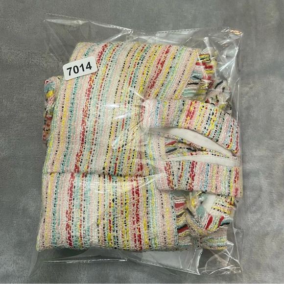 NBD Shawna Tweed Crop Top & Blair Mini Skirt Set in Pastel 27014 - Picture 12 of 12